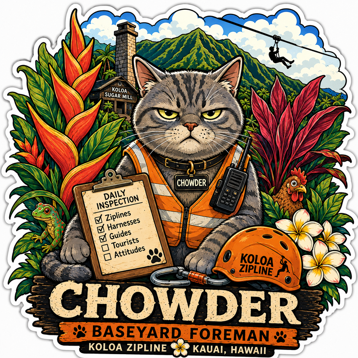 Stickers Chowder